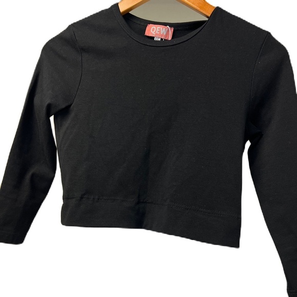 QEW Ladies Black & White hi/low Blouse Size xs - Picture 4 of 5